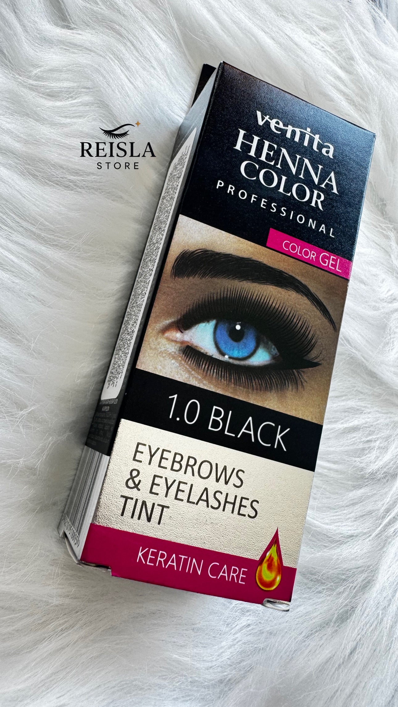 Henna Color Gel Venita – Preto (para sobrancelhas e pestanas)